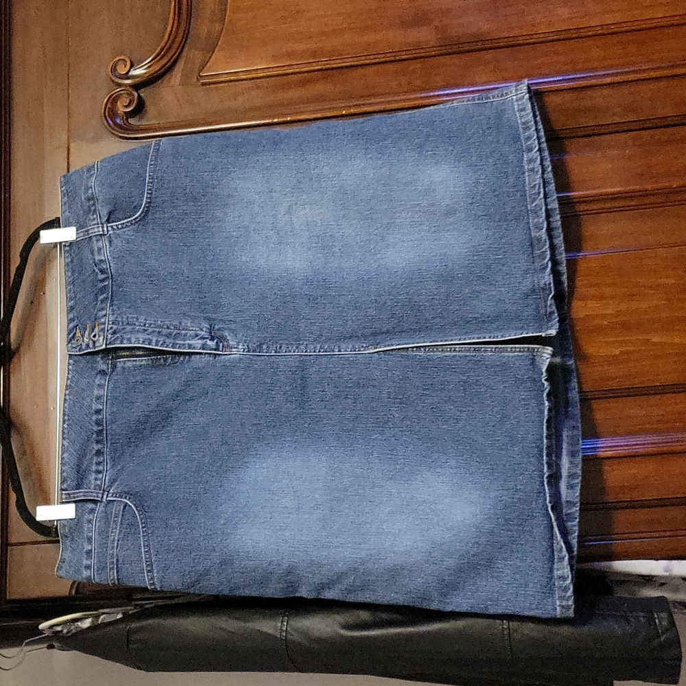 Jean Skirt w/ Slit